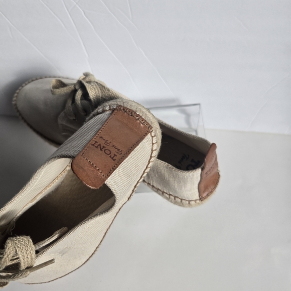 Toni Pons Beige Lace-Up Espadrille Shoes.Size 44 - 10 USA - Picture 5 of 7